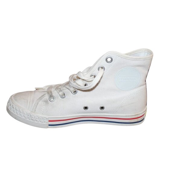 Hood Rockets Flex Arch Canvas Hightop Sneakers Men 5.5 Women 7.5 - Picture 4 of 9